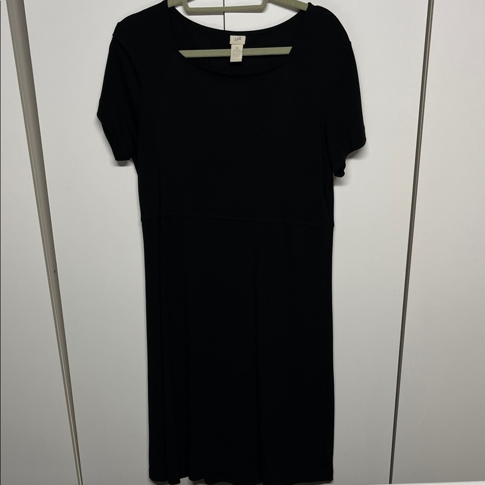 J. Jill Black Midi Dress